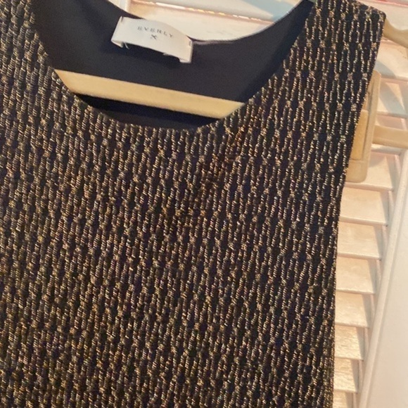 Everly Black and Gold Dress - Picture 2 of 7